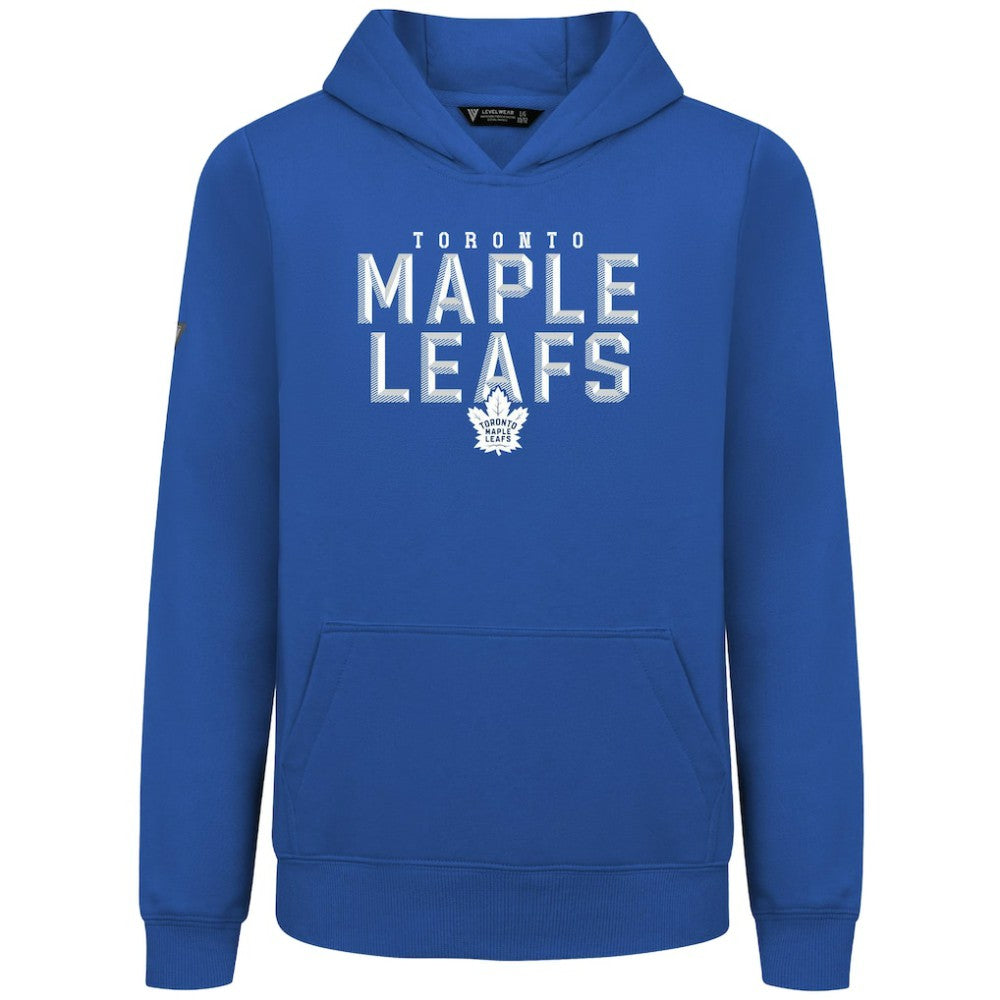 Toronto Maple Leafs Levelwear Youth Podium Carve Pullover Hoodie - Royal | US 203146512