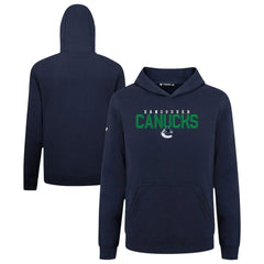 Vancouver Canucks Levelwear Youth Podium Carve Pullover Hoodie - Navy | US 203146515