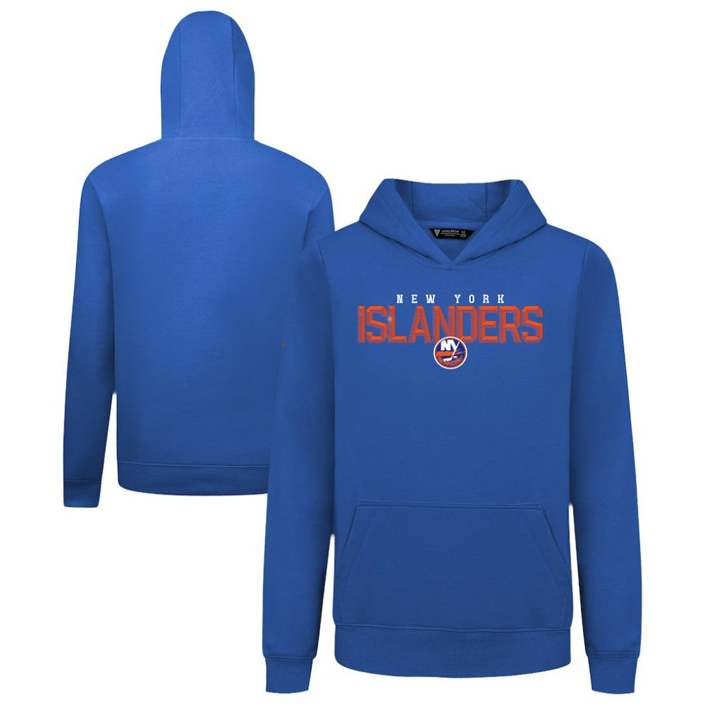 New York Islanders Levelwear Youth Podium Carve Pullover Hoodie - Royal | US 203146518