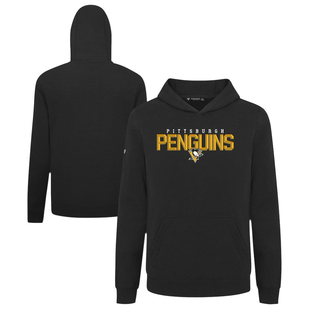 Pittsburgh Penguins Levelwear Youth Podium Carve Pullover Hoodie - Black | US 203146521
