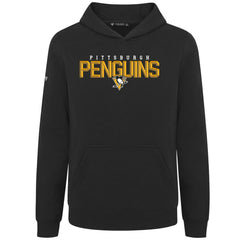 Pittsburgh Penguins Levelwear Youth Podium Carve Pullover Hoodie - Black | US 203146521