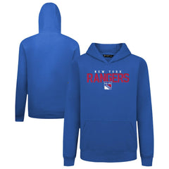 New York Rangers Levelwear Youth Podium Carve Pullover Hoodie - Royal | US 203146522