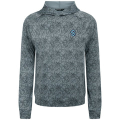 Seattle Kraken Levelwear Albatross Raglan Pullover Hoodie - Gray | US 203146589