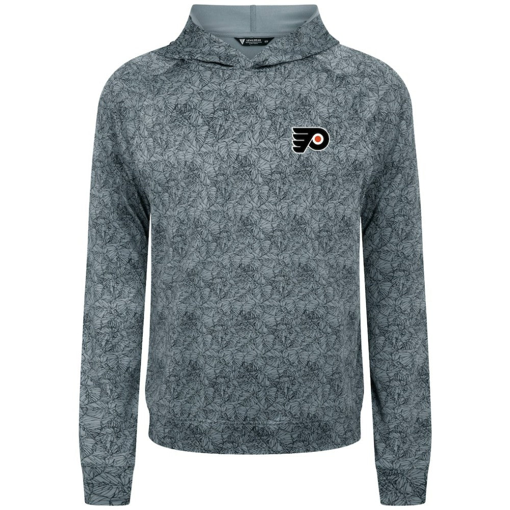 Philadelphia Flyers Levelwear Albatross Raglan Pullover Hoodie - Gray | US 203146591