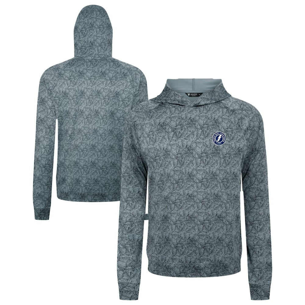 Tampa Bay Lightning Levelwear Albatross Raglan Pullover Hoodie - Gray | US 203146595