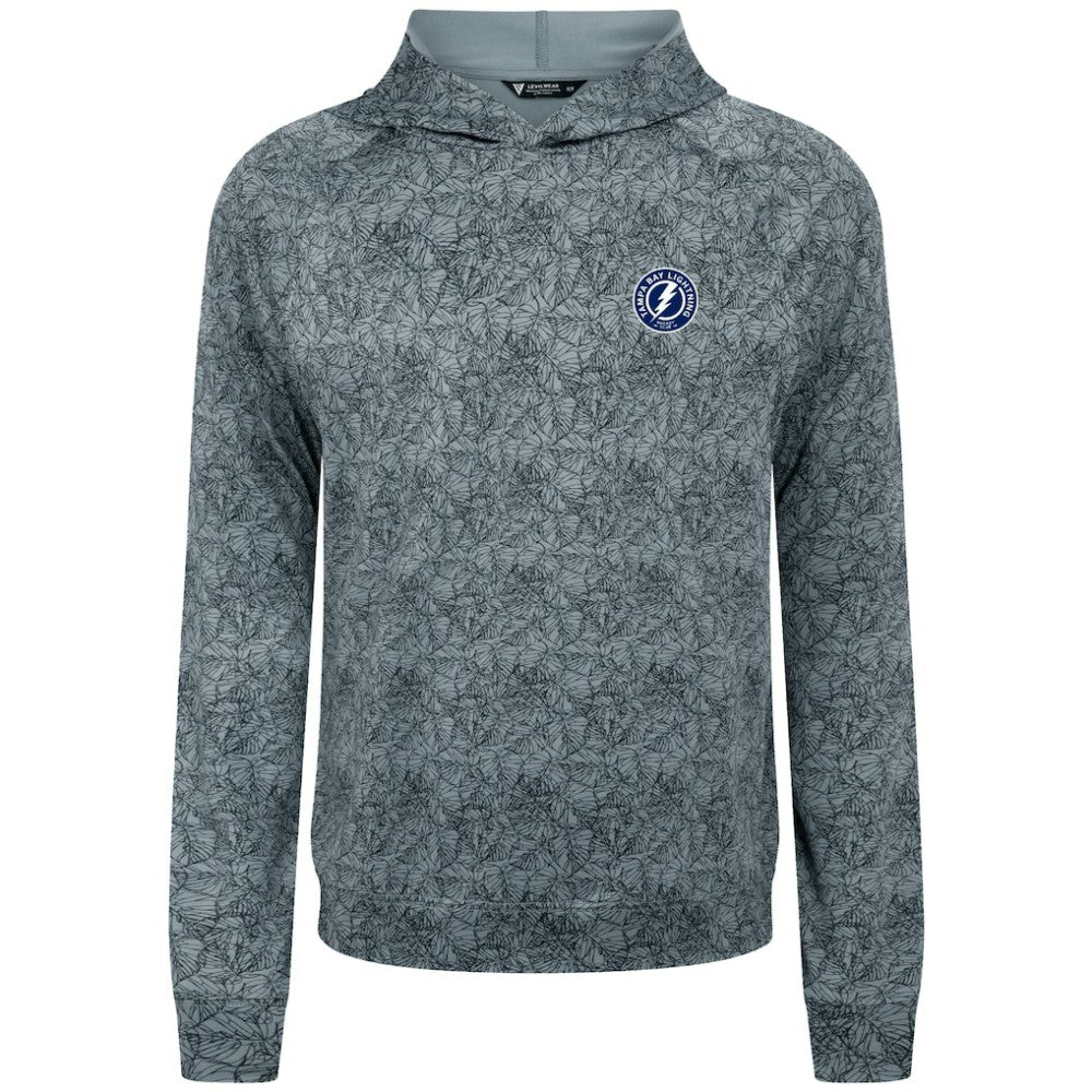 Tampa Bay Lightning Levelwear Albatross Raglan Pullover Hoodie - Gray | US 203146595