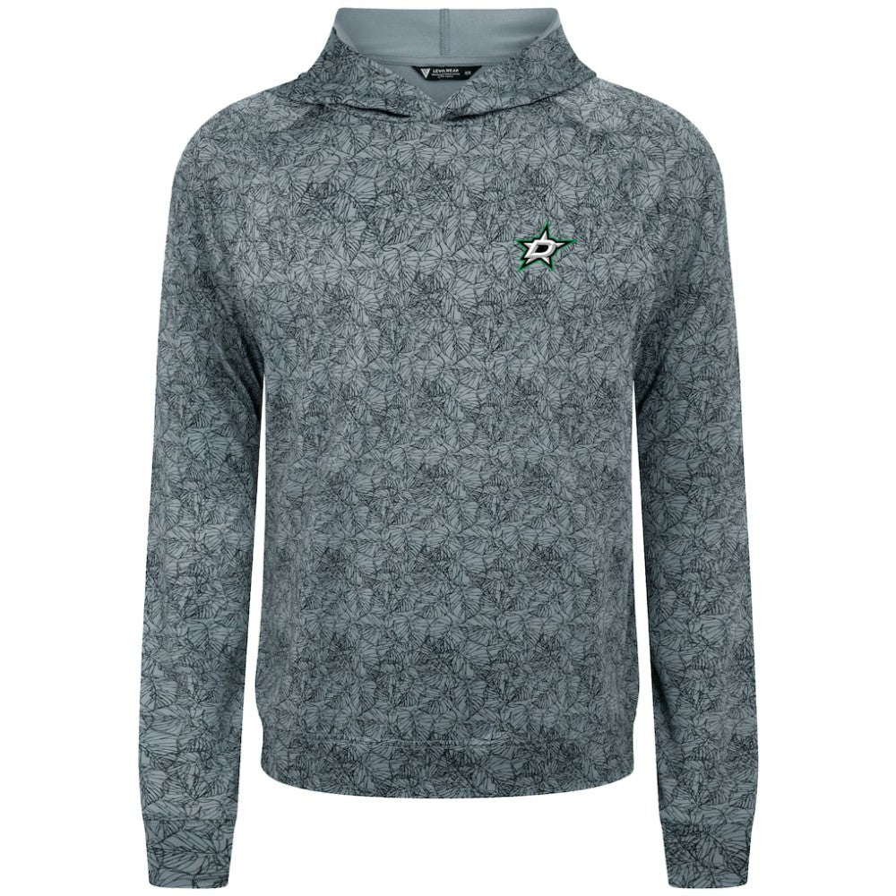 Dallas Stars Levelwear Albatross Raglan Pullover Hoodie - Gray | US 203146603