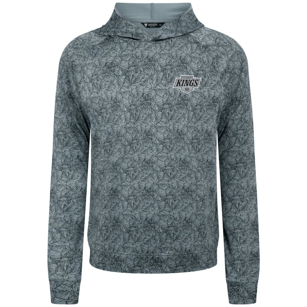 Los Angeles Kings Levelwear Albatross Raglan Pullover Hoodie - Gray | US 203146604