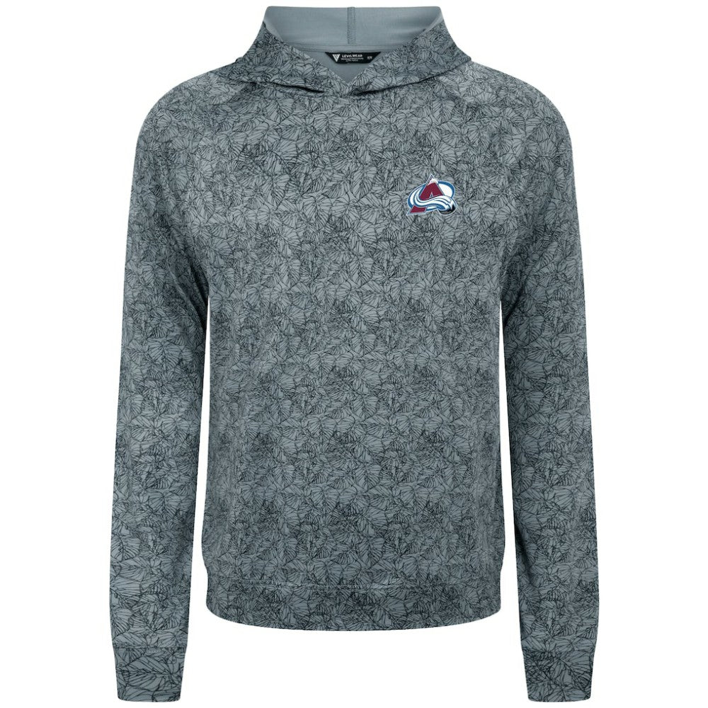 Colorado Avalanche Levelwear Albatross Raglan Pullover Hoodie - Gray | US 203146605