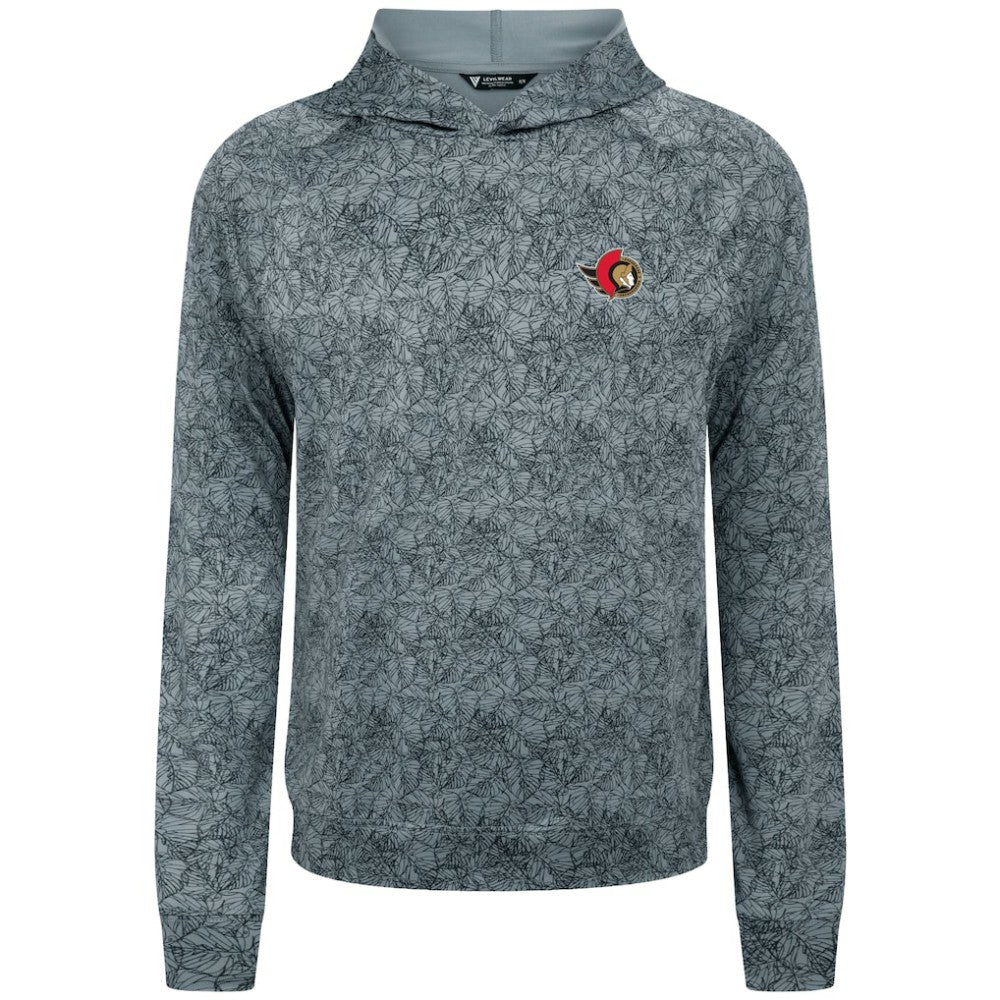 Ottawa Senators Levelwear Albatross Raglan Pullover Hoodie - Gray | US 203146612