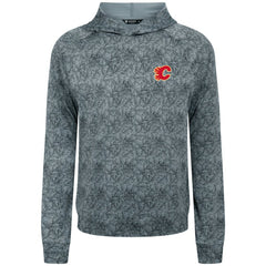 Calgary Flames Levelwear Albatross Raglan Pullover Hoodie - Gray | US 203146613