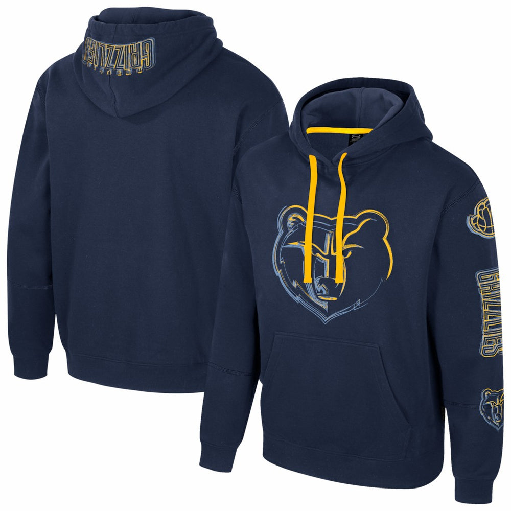 Memphis Grizzlies Stadium Essentials Unisex Elementized Pullover Hoodie Navy