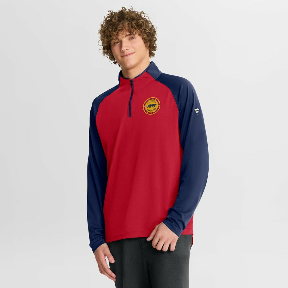 Florida Panthers Fanatics 2026 NHL Winter Classic Authentic Pro Quarter-Zip - Bright Cardinal | US 203148086