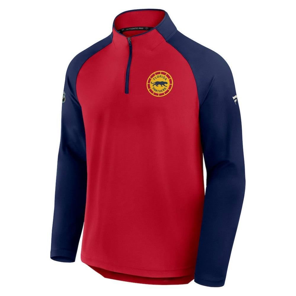 Florida Panthers Fanatics 2026 NHL Winter Classic Authentic Pro Quarter-Zip - Bright Cardinal | US 203148086