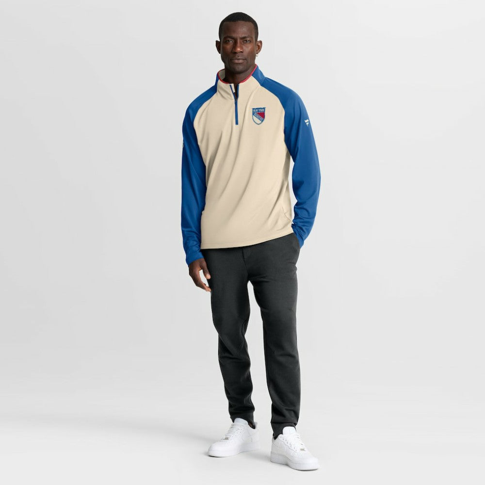 New York Rangers Fanatics 2026 NHL Winter Classic Authentic Pro Quarter-Zip - Natural | US 203148087