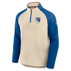 New York Rangers Fanatics 2026 NHL Winter Classic Authentic Pro Quarter-Zip - Natural | US 203148087