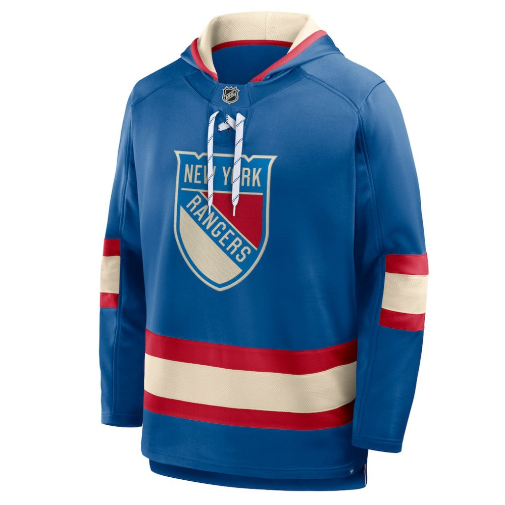 New York Rangers Fanatics 2026 NHL Winter Classic Lace Collar Hoodie - Blue | US 203148092