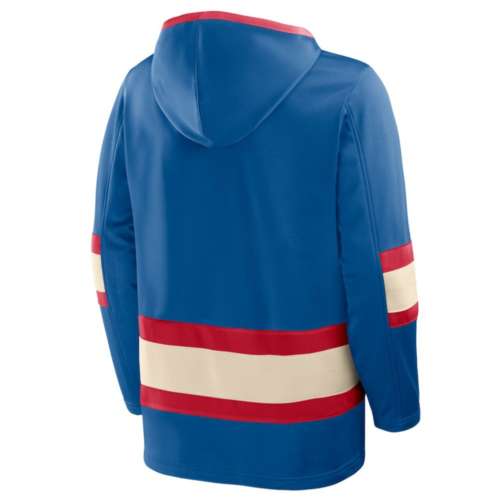 New York Rangers Fanatics 2026 NHL Winter Classic Lace Collar Hoodie - Blue | US 203148092