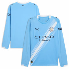 Manchester City 2025/26 Home Replica Long Sleeve Jersey Sky Blue - Puma on sale