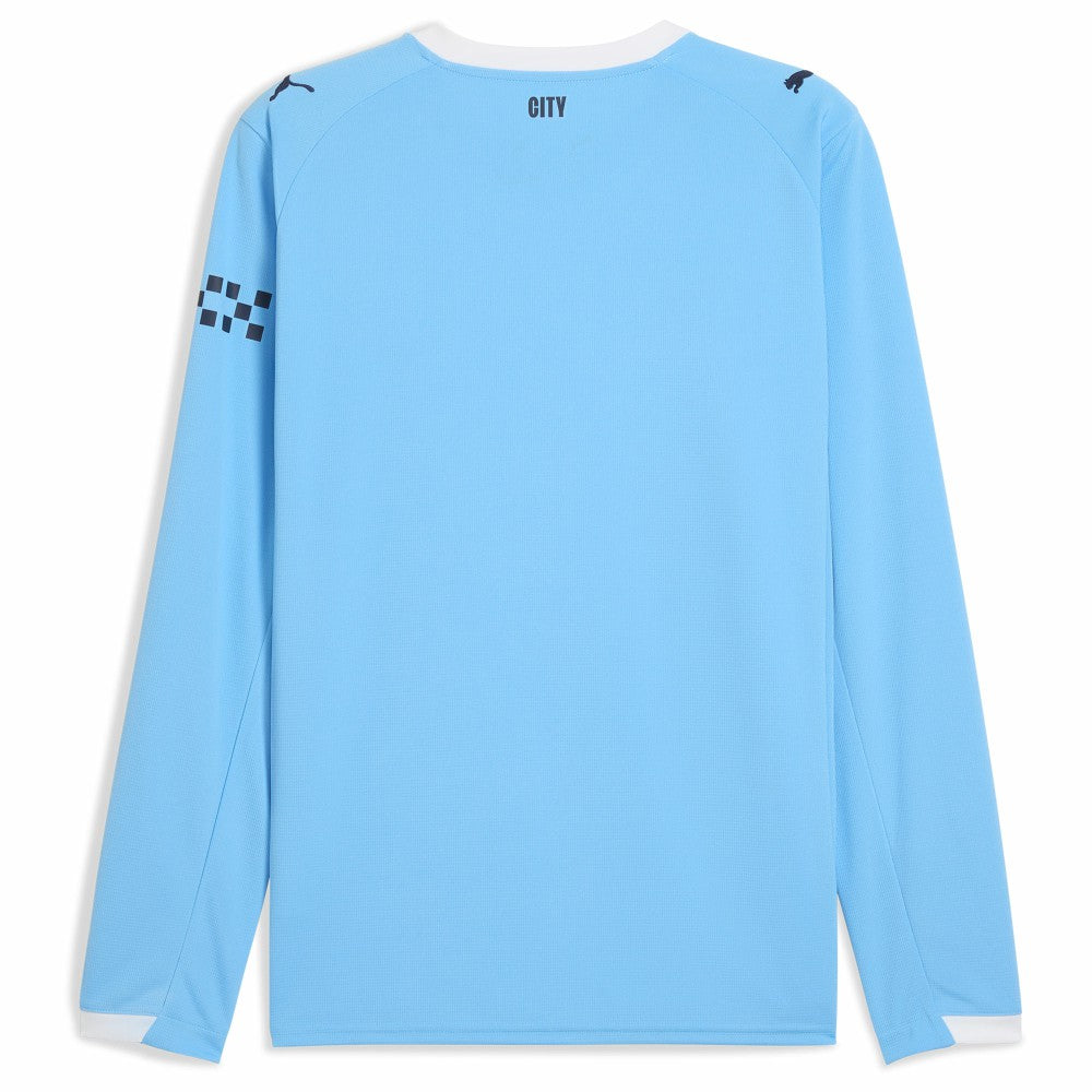Manchester City 2025/26 Home Replica Long Sleeve Jersey Sky Blue - Puma on sale