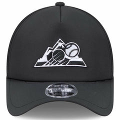Colorado Rockies New Era 2026 Batting Practice Alternate Apex 9FORTY Adjustable Hat - Black Hats