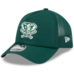 Athletics New Era 2026 Batting Practice Alternate Apex 9FORTY Adjustable Hat - Green Hats