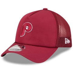 Philadelphia Phillies New Era 2026 Batting Practice Alternate Apex 9FORTY Adjustable Hat - Maroon Hats