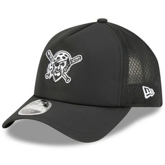 Pittsburgh Pirates New Era 2026 Batting Practice Alternate Apex 9FORTY Adjustable Hat - Black Hats