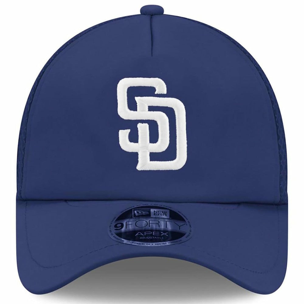 San Diego Padres New Era 2026 Batting Practice Alternate Apex 9FORTY Adjustable Hat - Navy Hats