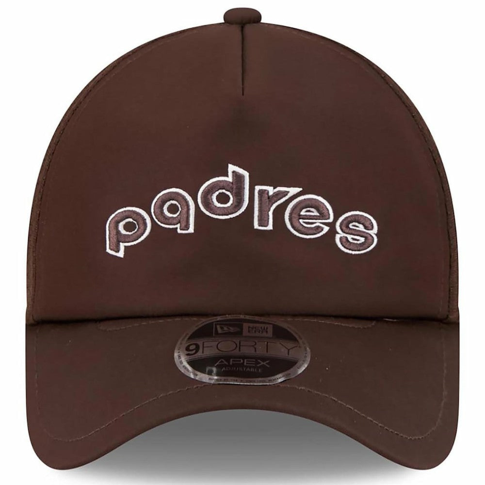San Diego Padres New Era 2026 Batting Practice Alternate Apex 9FORTY Adjustable Hat - Brown Hats