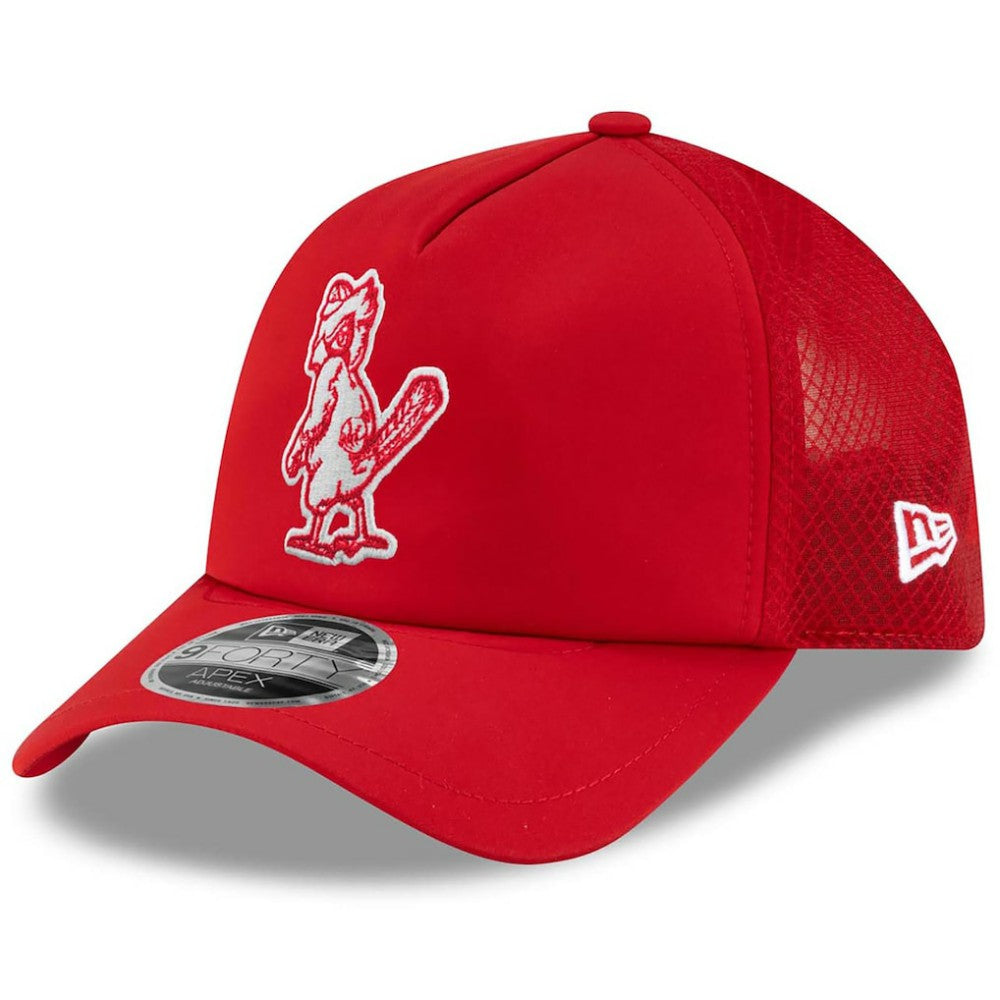 St. Louis Cardinals New Era 2026 Batting Practice Alternate Apex 9FORTY Adjustable Hat - Red Hats