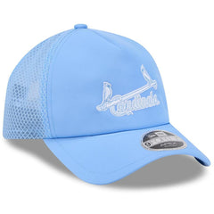 St. Louis Cardinals New Era 2026 Batting Practice Alternate Apex 9FORTY Adjustable Hat - Light Blue Hats