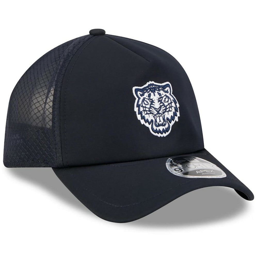 Detroit Tigers New Era 2026 Batting Practice Alternate Apex 9FORTY Adjustable Hat - Navy Hats
