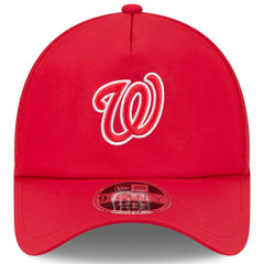 Washington Nationals New Era 2026 Batting Practice Alternate Apex 9FORTY Adjustable Hat - Red Hats