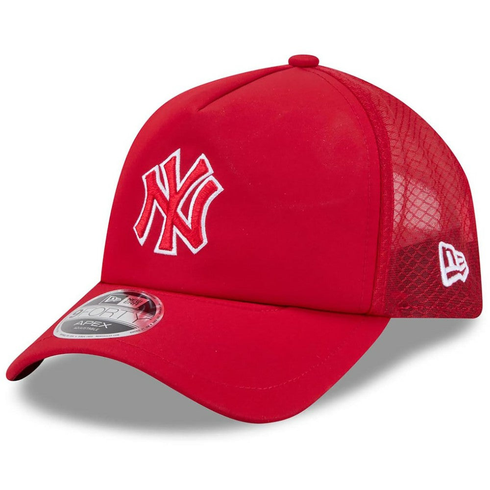 New York Yankees New Era 2026 Batting Practice Alternate Apex 9FORTY Adjustable Hat - Red Hats