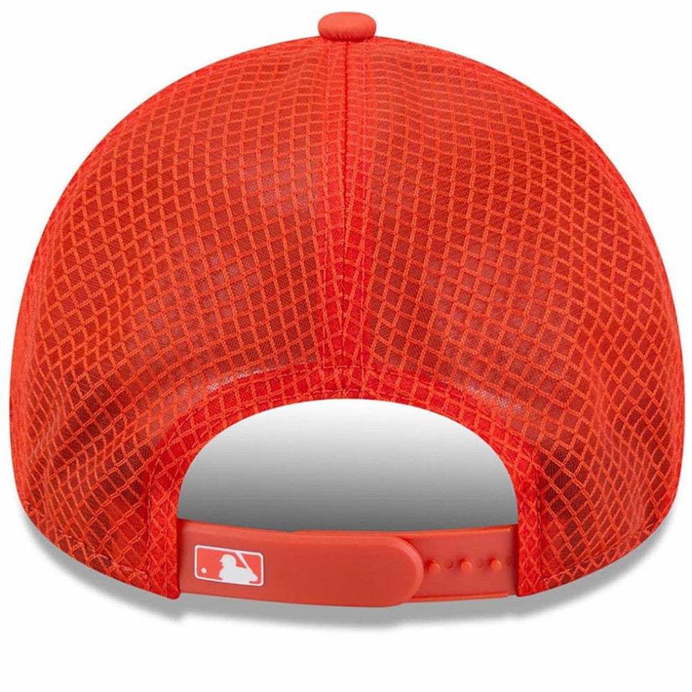 Houston Astros New Era 2026 Batting Practice Alternate Apex 9FORTY Adjustable Hat - Orange Hats