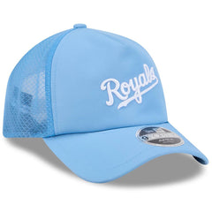 Kansas City Royals New Era 2026 Batting Practice Alternate Apex 9FORTY Adjustable Hat - Light Blue Hats