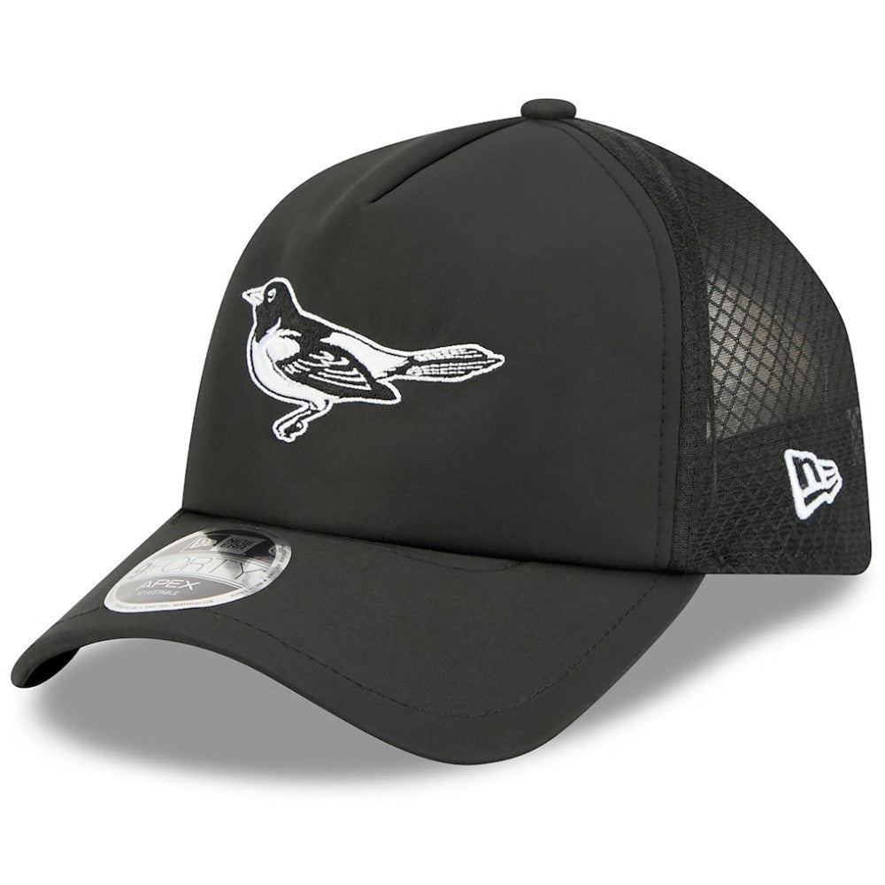 Baltimore Orioles New Era 2026 Batting Practice Alternate Apex 9FORTY Adjustable Hat - Black Hats