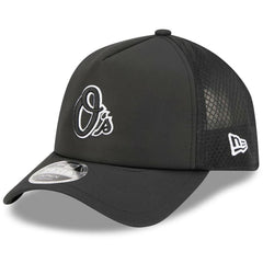 Baltimore Orioles New Era 2026 Batting Practice Alternate Apex 9FORTY Adjustable Hat - Black Hats