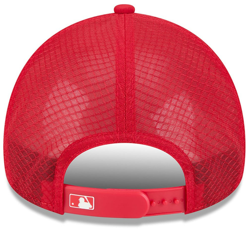 Boston Red Sox New Era 2026 Batting Practice Alternate Apex 9FORTY Adjustable Hat - Red Hats