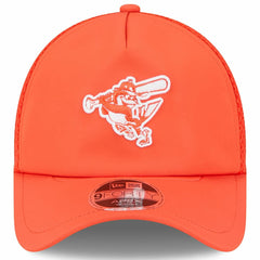 Baltimore Orioles New Era 2026 Batting Practice Alternate Apex 9FORTY Adjustable Hat - Orange Hats