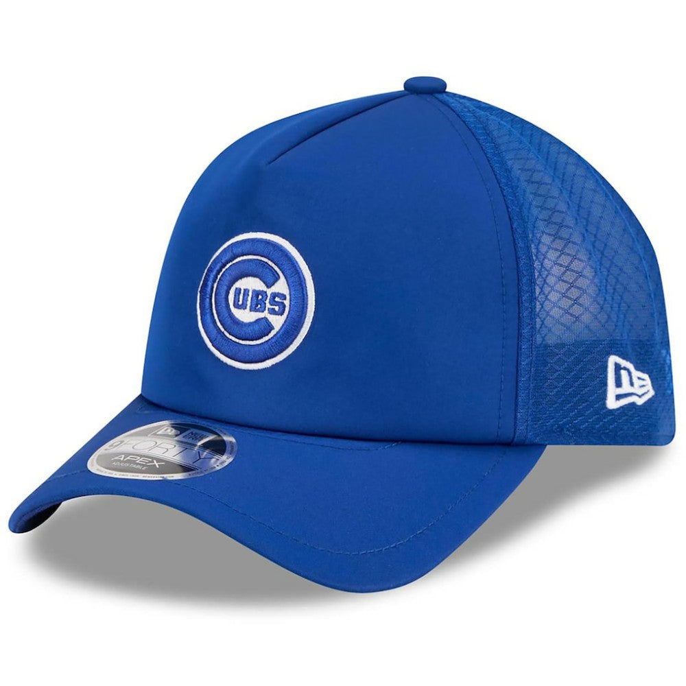 Chicago Cubs New Era 2026 Batting Practice Alternate Apex 9FORTY Adjustable Hat - Royal Hats
