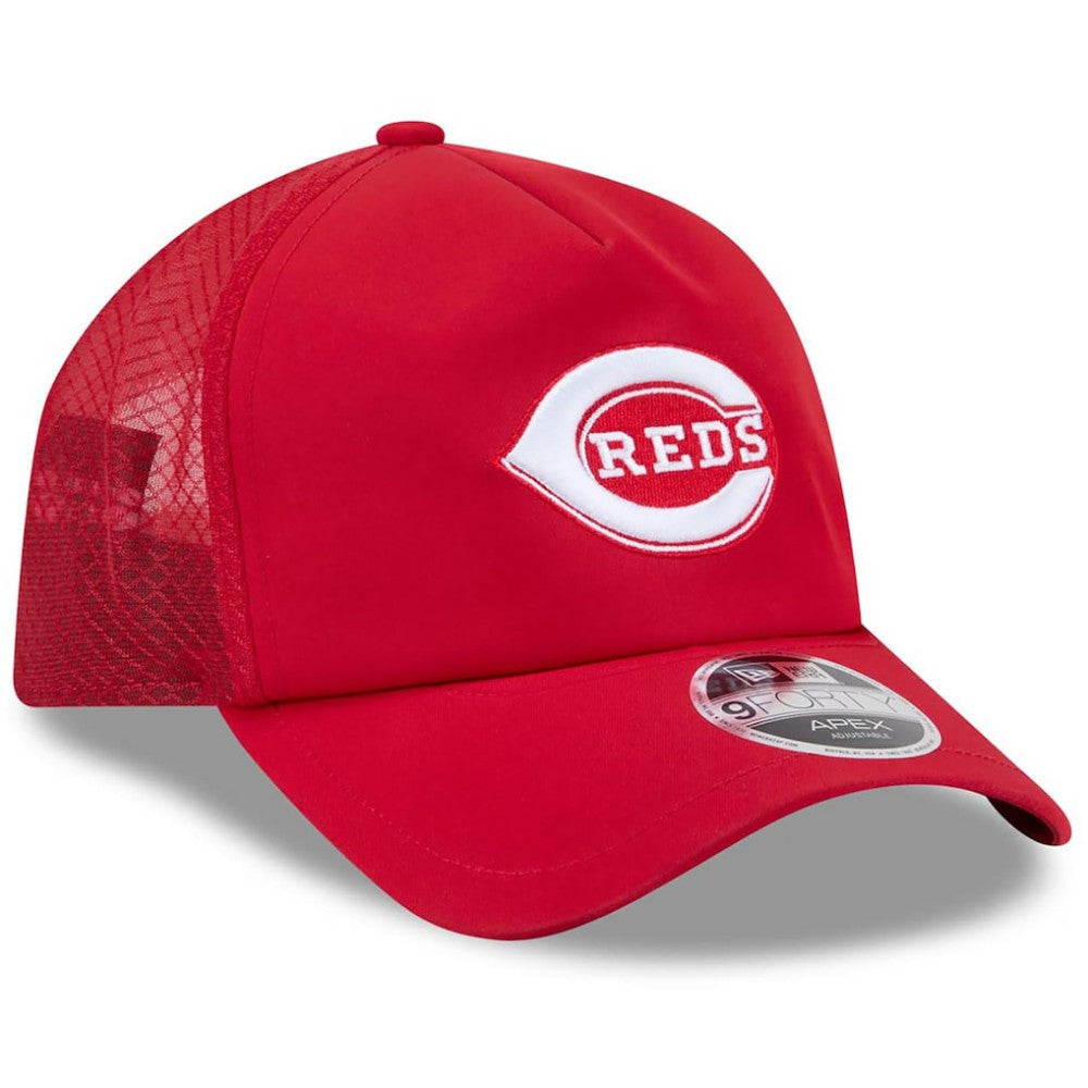 Cincinnati Reds New Era 2026 Batting Practice Alternate Apex 9FORTY Adjustable Hat - Red Hats