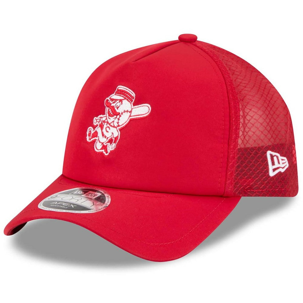 Cincinnati Reds New Era 2026 Batting Practice Alternate Apex 9FORTY Adjustable Hat - Red Hats