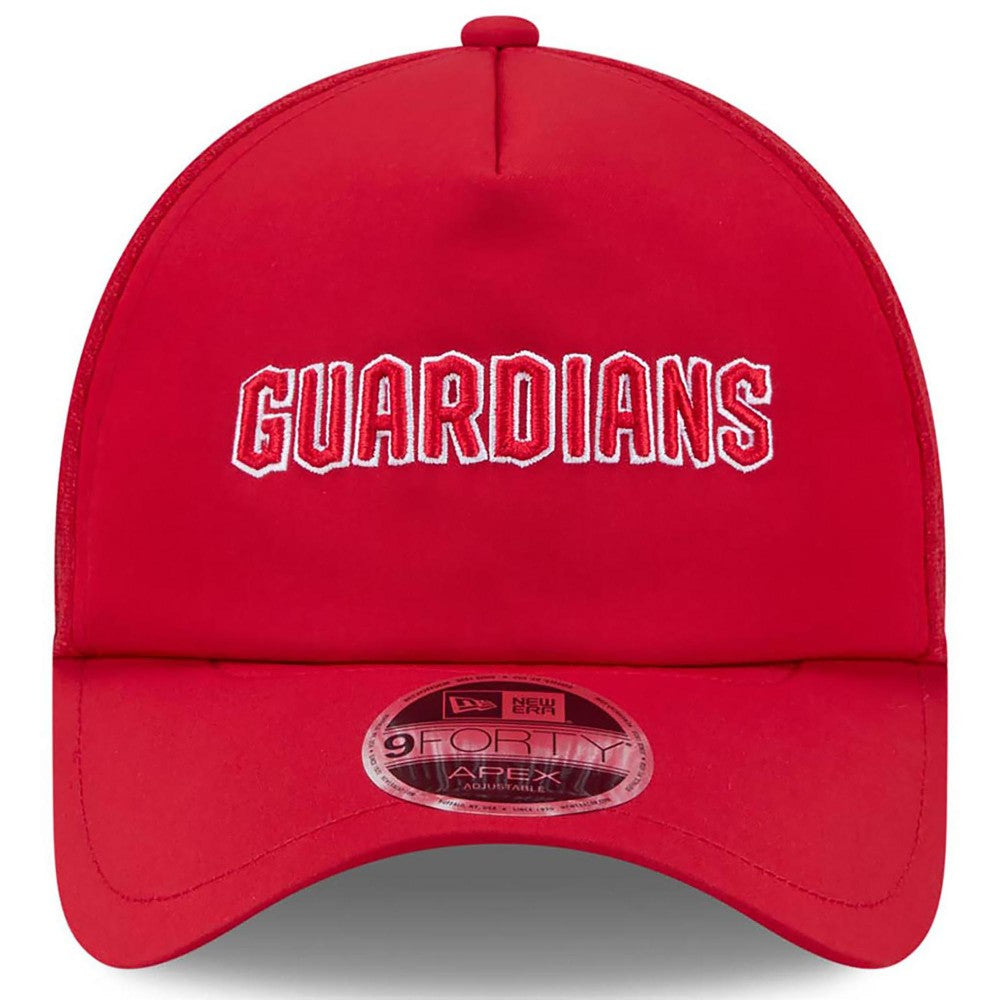 Cleveland Guardians New Era 2026 Batting Practice Alternate Apex 9FORTY Adjustable Hat - Red Hats