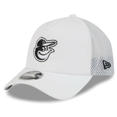 Baltimore Orioles New Era 2026 Batting Practice Apex 9FORTY Adjustable Trucker Hat - White Hats
