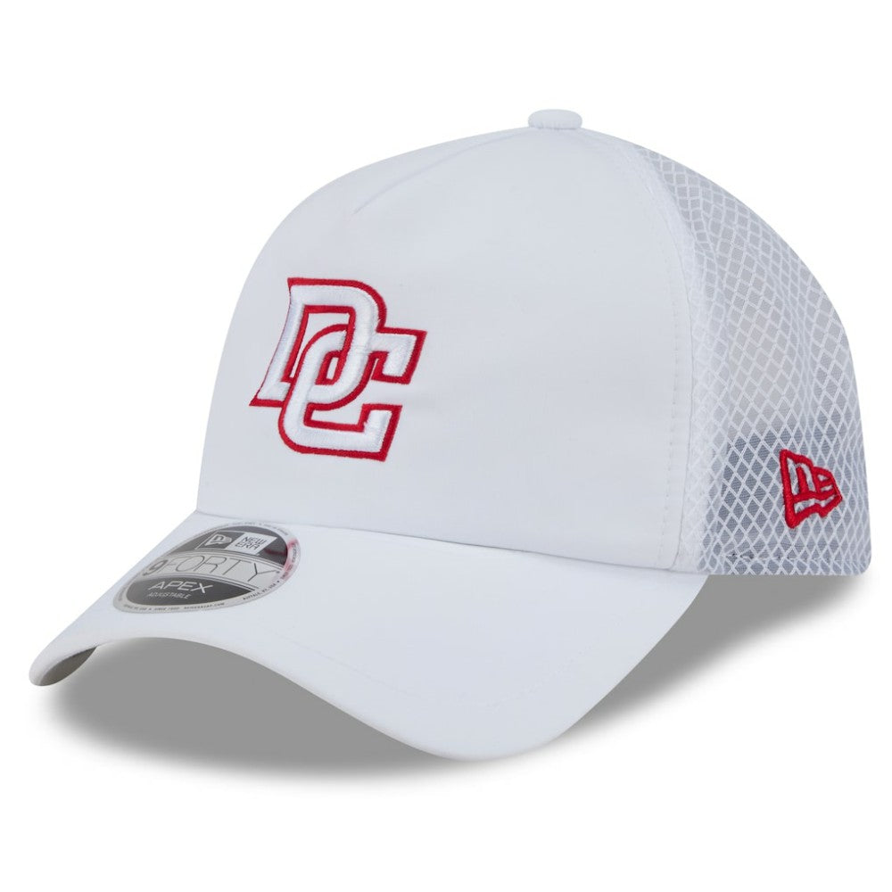 Washington Nationals New Era 2026 Batting Practice Apex 9FORTY Adjustable Trucker Hat - White Hats