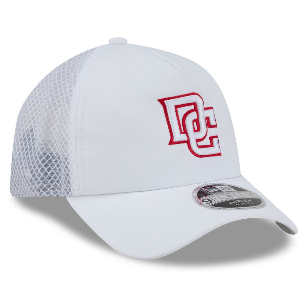 Washington Nationals New Era 2026 Batting Practice Apex 9FORTY Adjustable Trucker Hat - White Hats