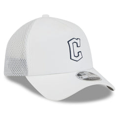 Cleveland Guardians New Era 2026 Batting Practice Apex 9FORTY Adjustable Trucker Hat - White Hats
