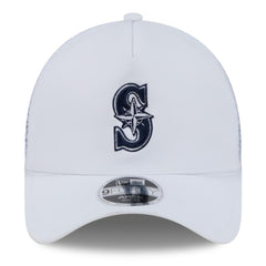 Seattle Mariners New Era 2026 Batting Practice Apex 9FORTY Adjustable Trucker Hat - White Hats